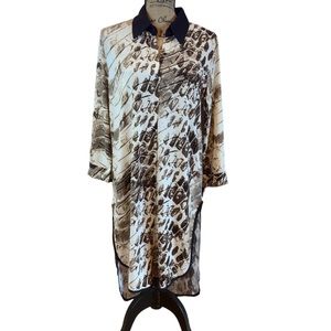 Shirt Animal Print By Patricia Luca Milano Size L